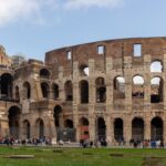 Photo Colosseum sunset